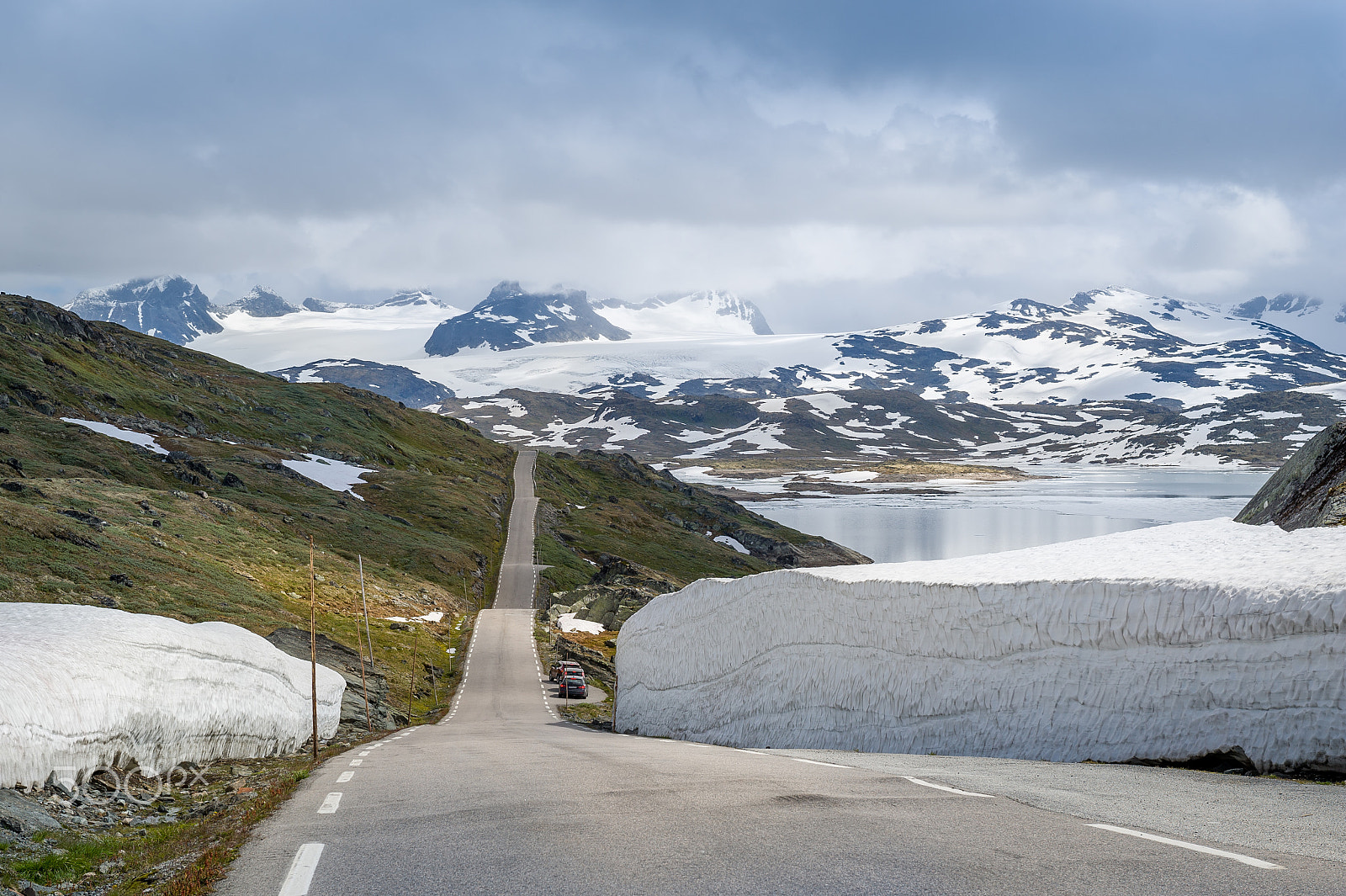 Nikon D3S sample photo. County road 55, highest mountain road of norway photography