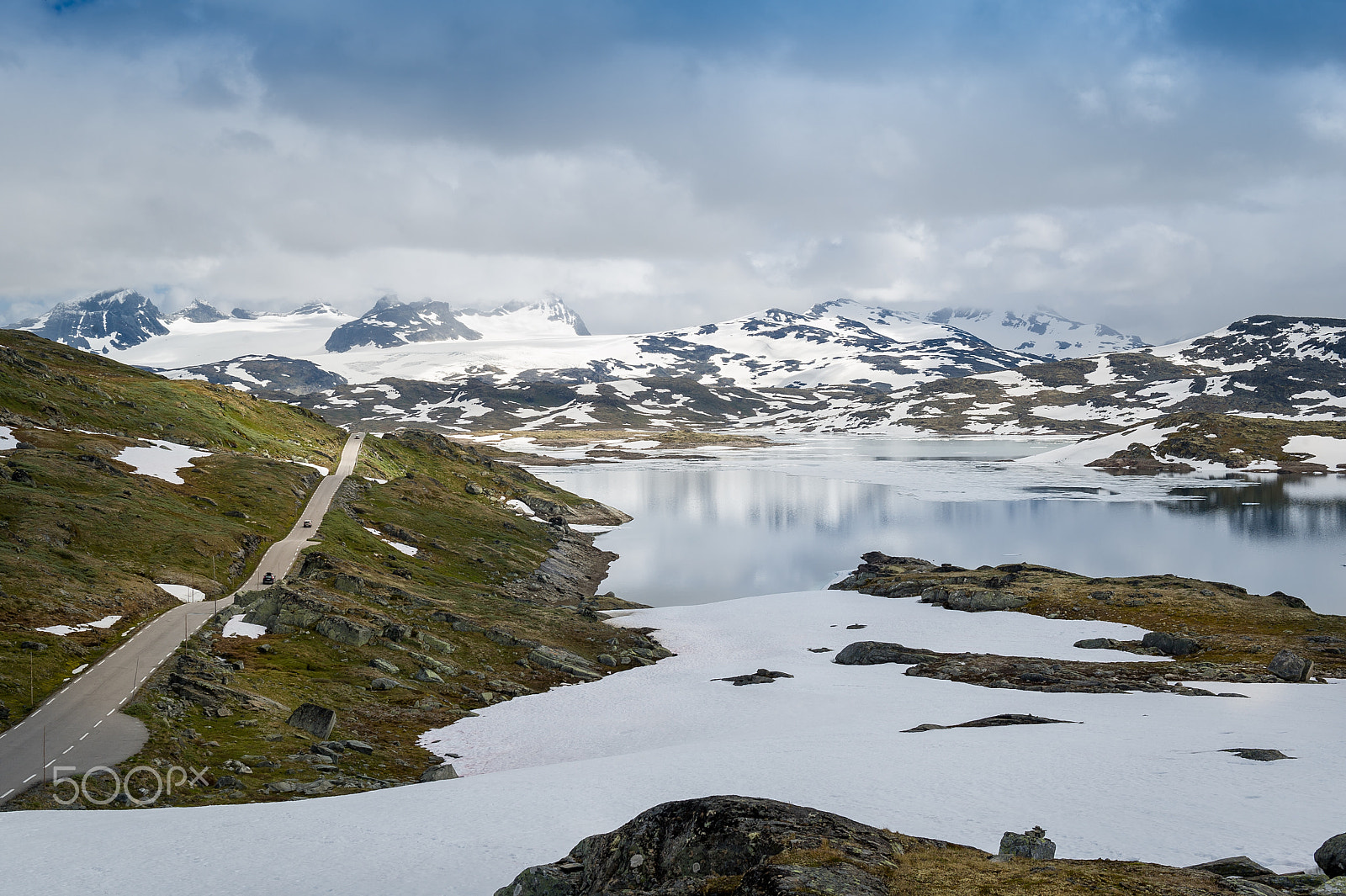 Nikon D3S sample photo. Mountain road 55 in sognefjellet, norway. photography