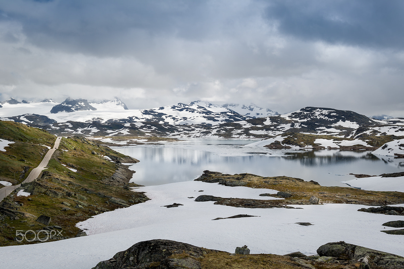 Nikon D3S sample photo. National tourist route, road 55, norway. photography