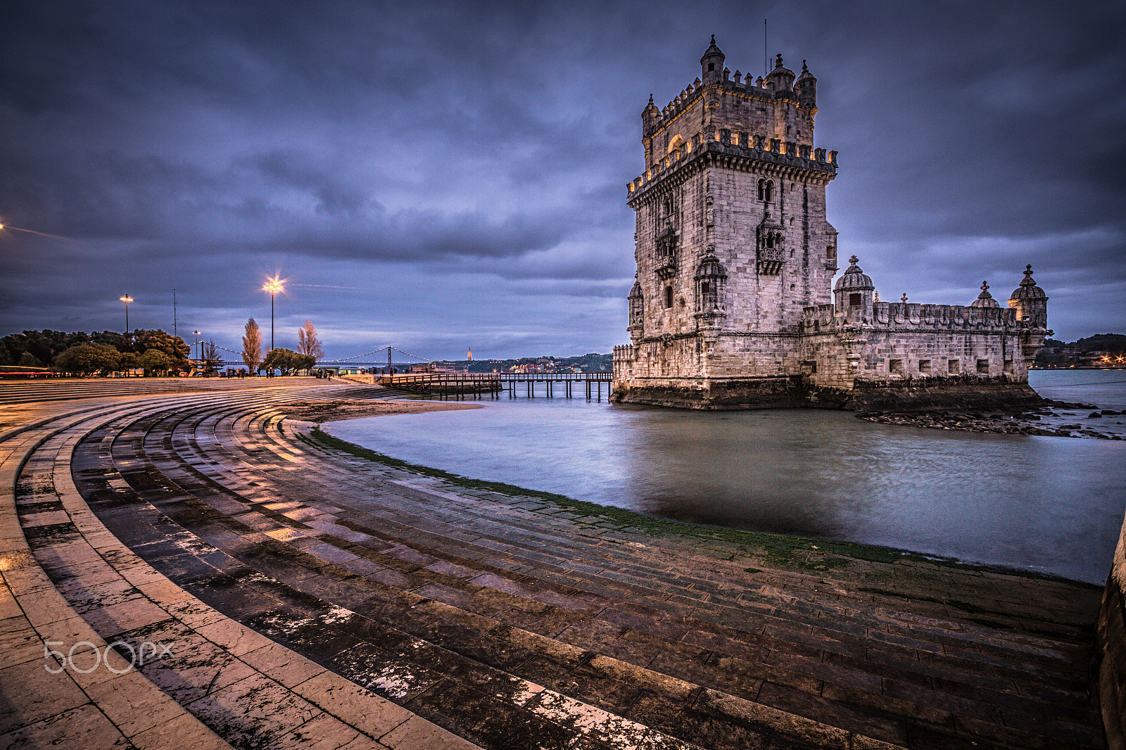 Canon EOS 7D sample photo. Torre belem night photography