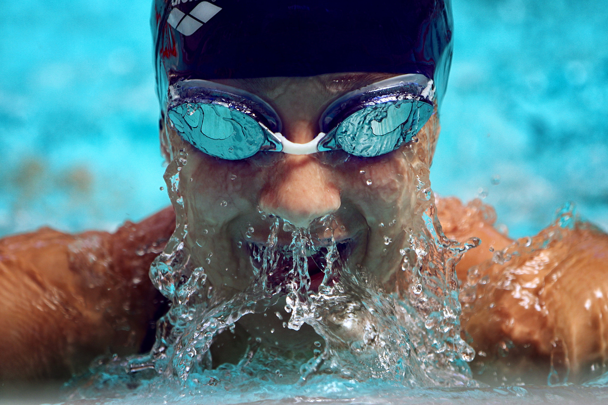 Canon EOS 7D sample photo. Swimmer photography