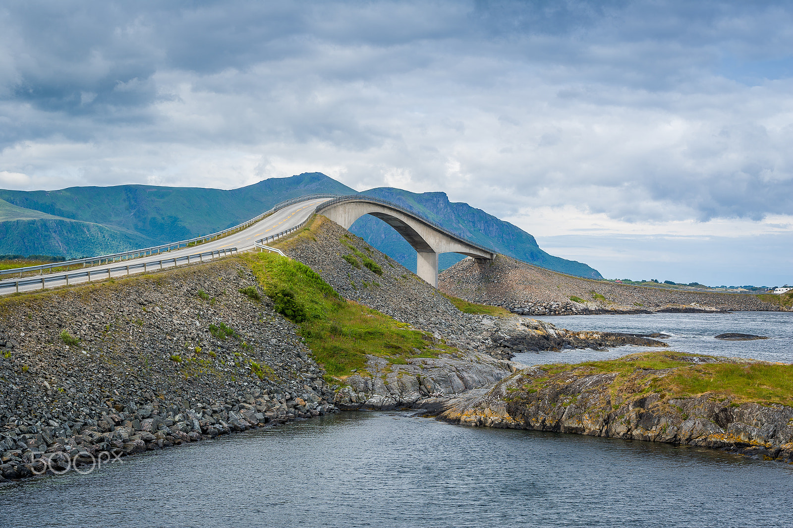 Nikon D3S sample photo. Atlantic ocean road bridge, norway. photography