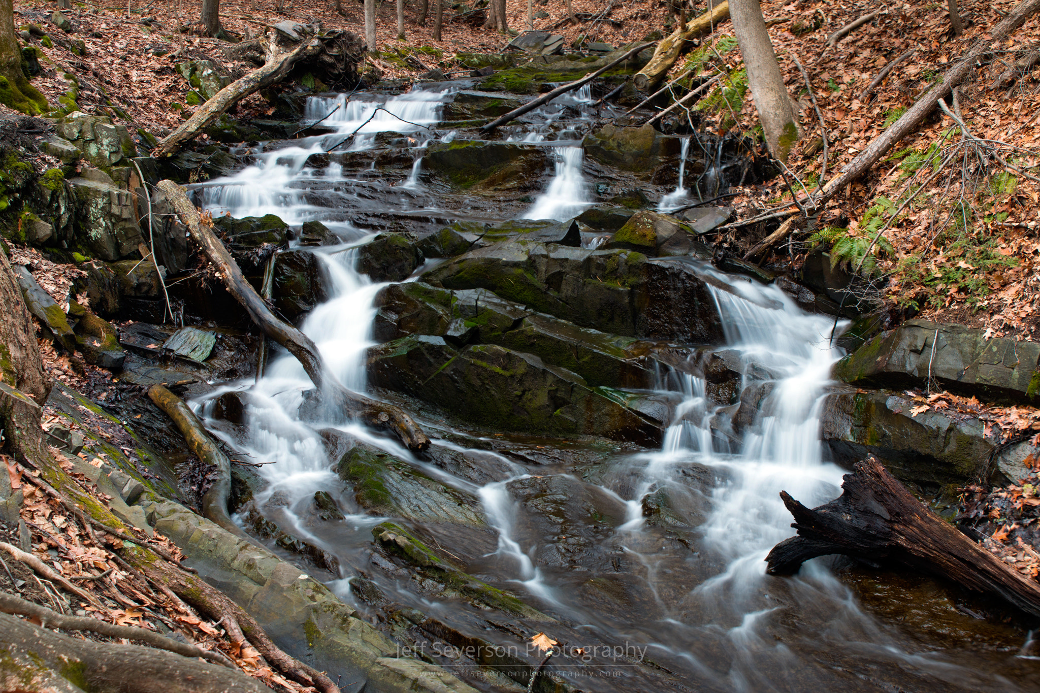 Canon EF-S 18-55mm F3.5-5.6 IS sample photo. Falling waters in february photography
