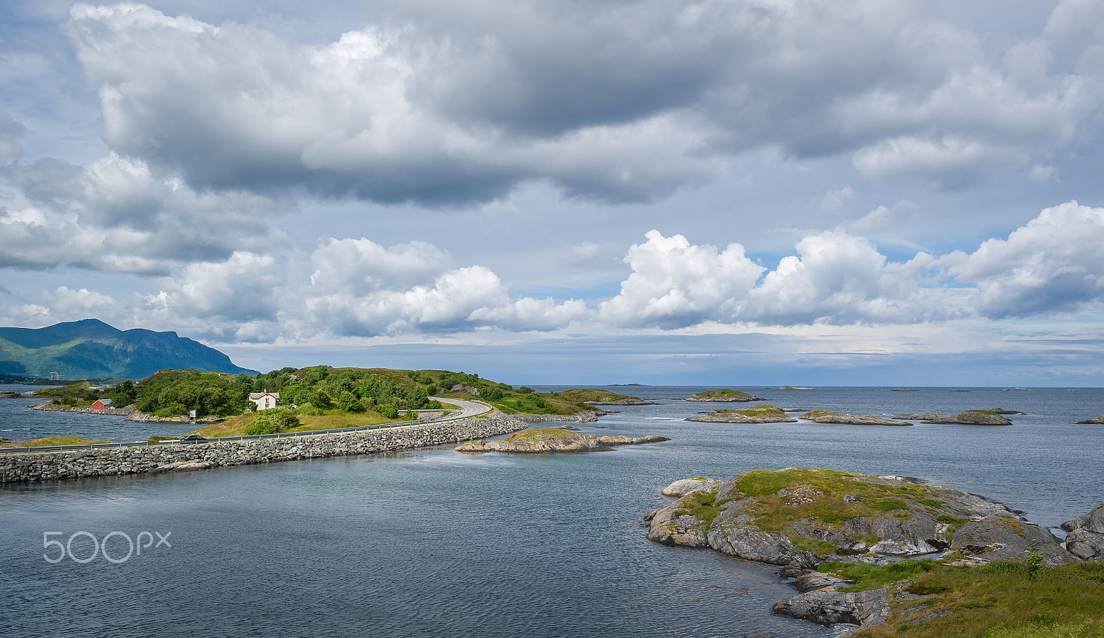 Nikon AF-S Nikkor 24-70mm F2.8G ED sample photo. Atlantic road panoramic landscape, norway. photography