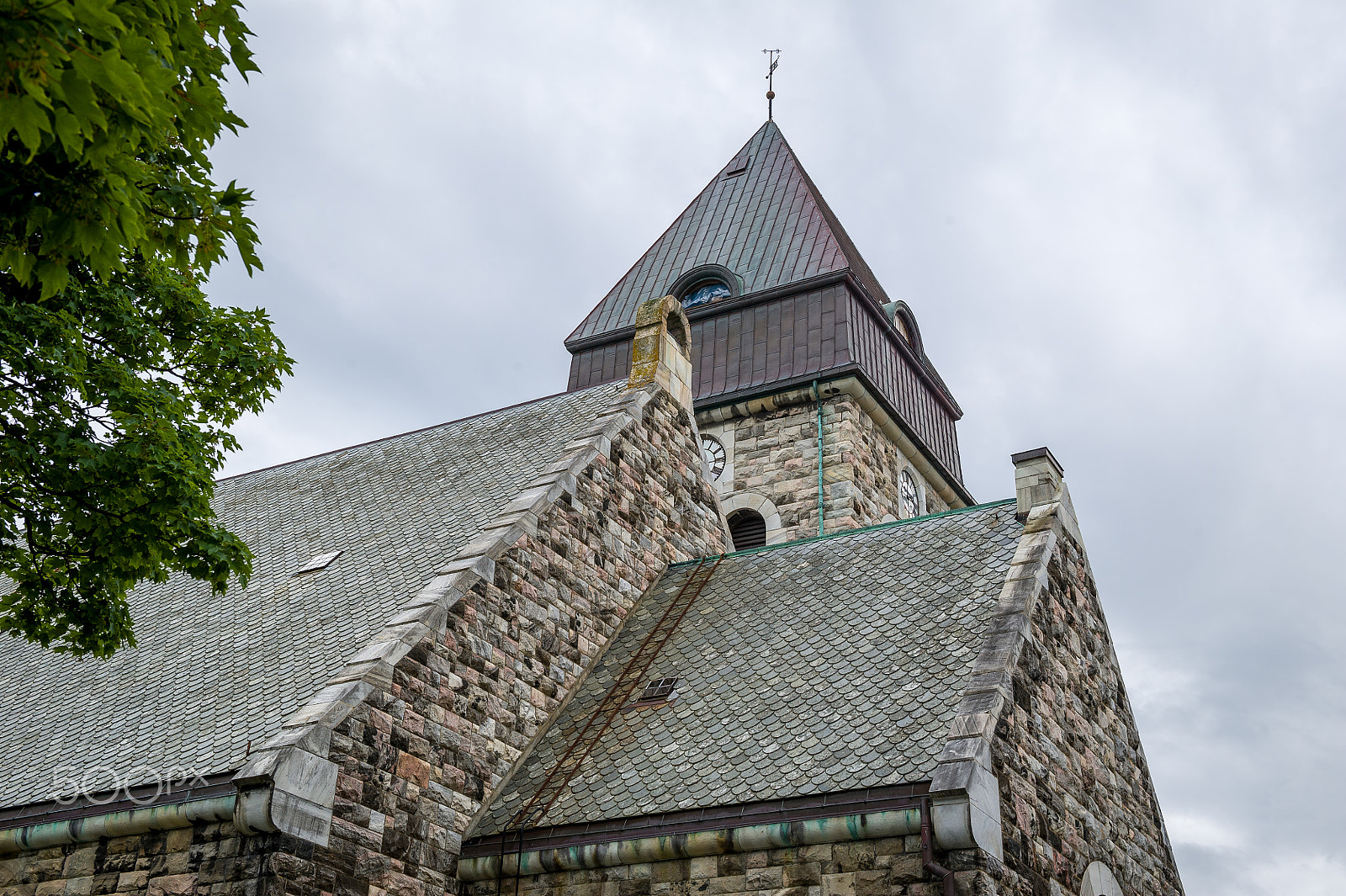 Nikon D3S sample photo. Alesund medieval cathedral,norway photography