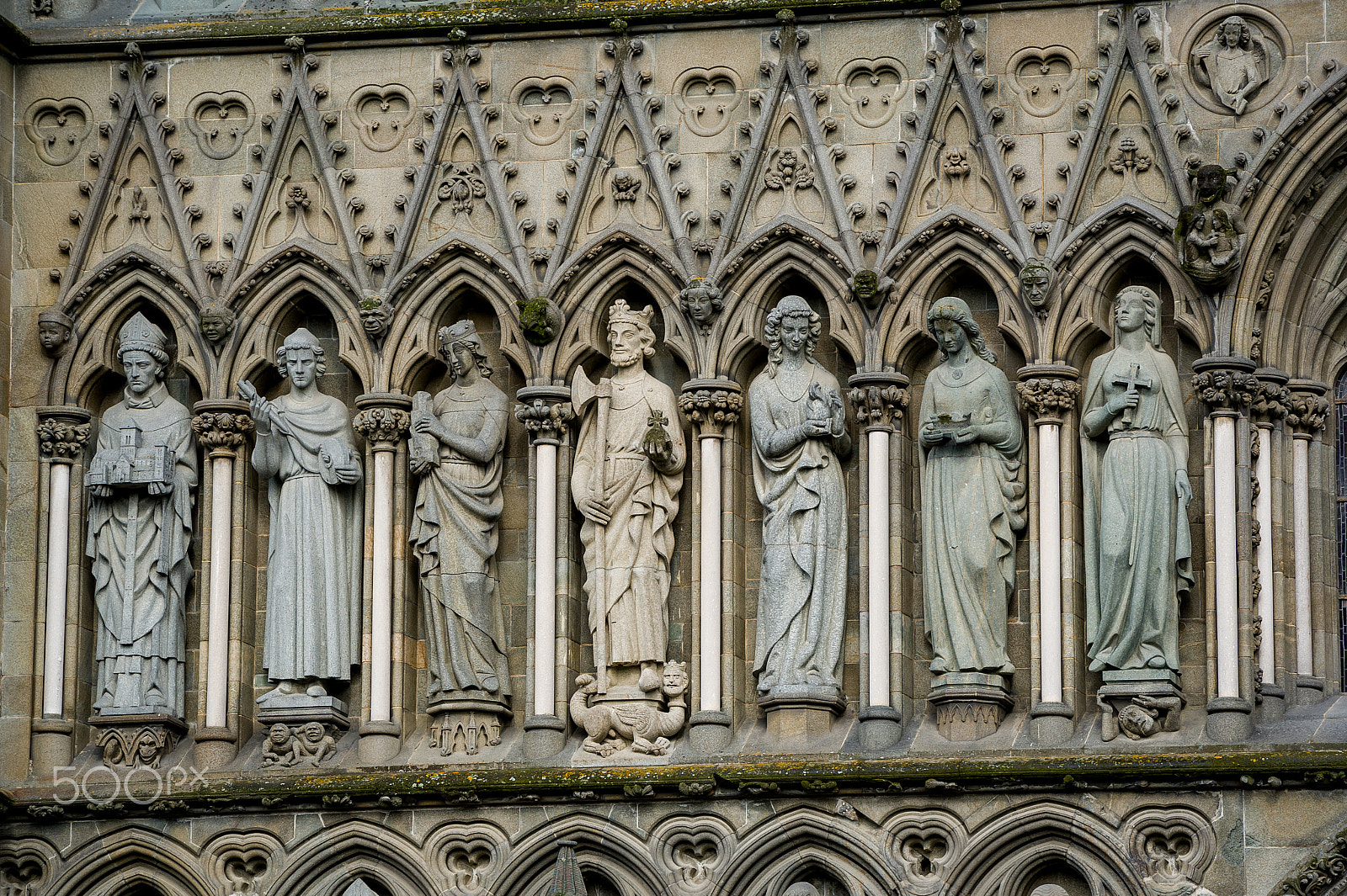 Nikon AF-S Nikkor 70-200mm F2.8G ED VR II sample photo. Nidarosdomen cathedral in trondheim, norway. photography