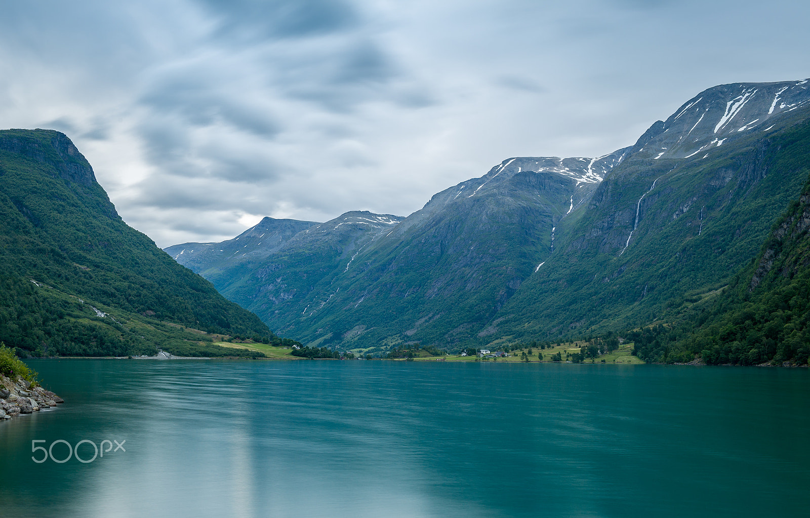 Nikon D3S sample photo. Oldevatnet fjord long exposure landscape, norway. photography