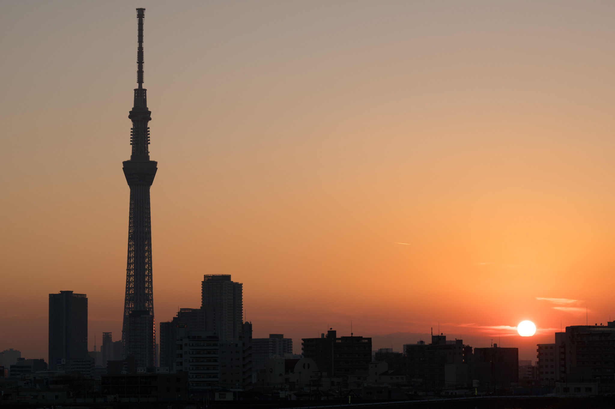 Sony a6300 sample photo. Tokyo sunset photography