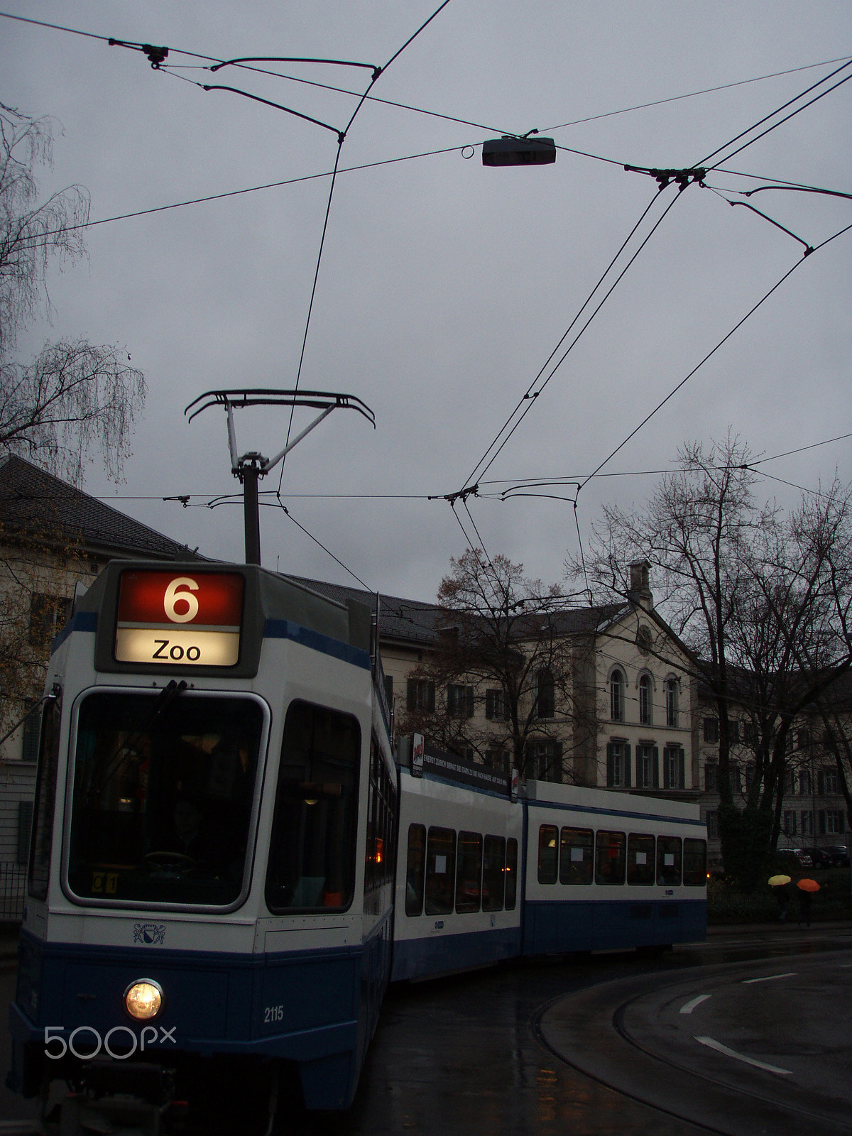 Olympus u720SW,S720SW sample photo. Verkehrsbetriebe zoo tram photography