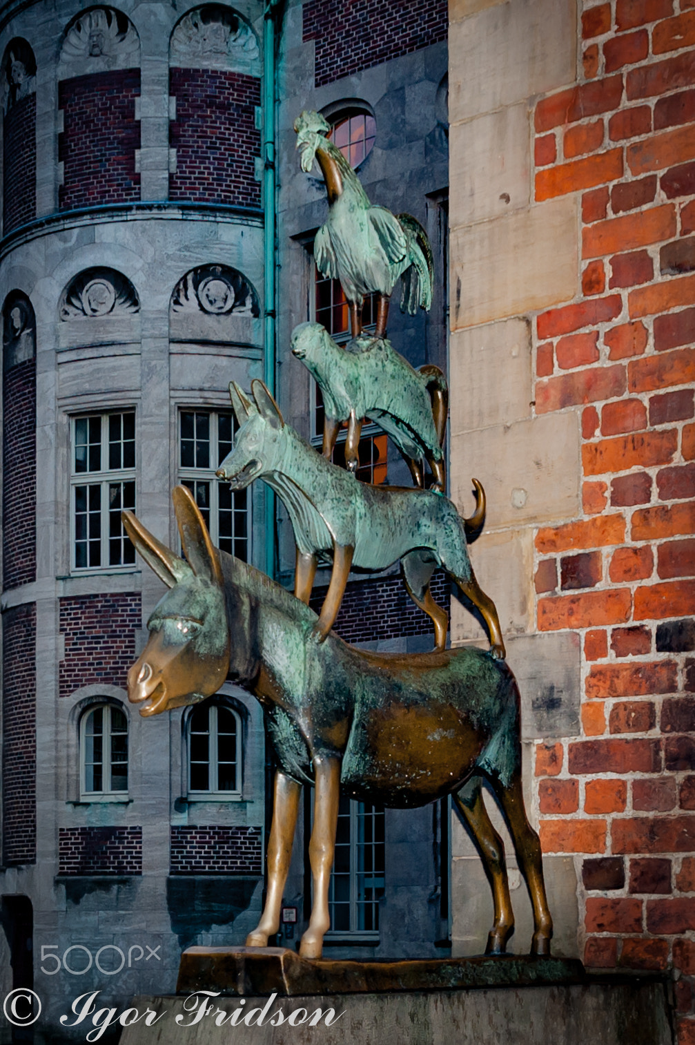 Sigma 24-70mm F2.8 EX DG HSM sample photo. The bremen town musicians photography