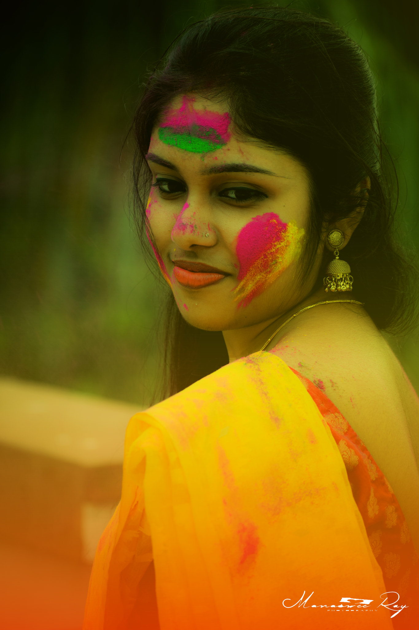 Sigma 70-300mm F4-5.6 DG OS sample photo. Holi portrait photography