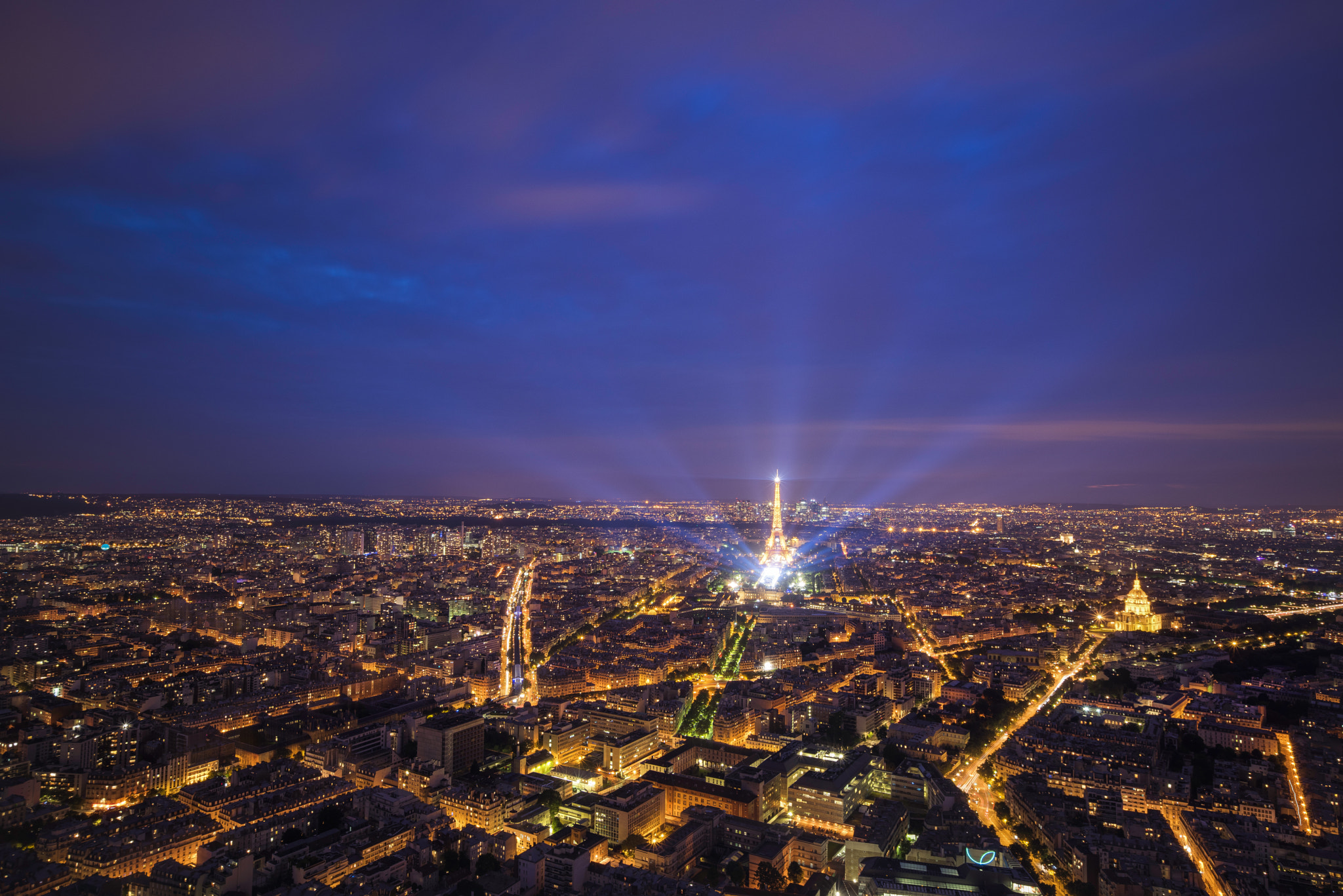 Sony a7R sample photo. Parisian skyline photography