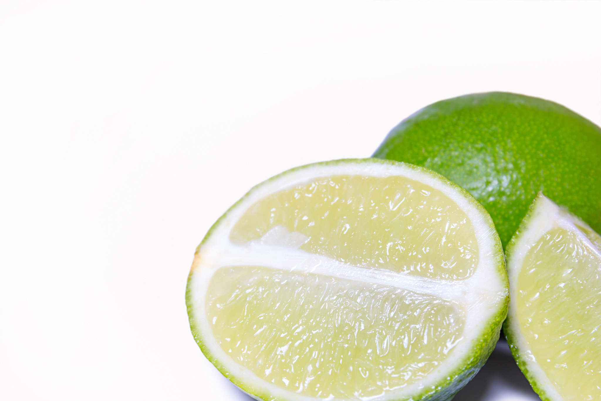 Canon EOS 60D sample photo. Fresh lime on white background photography