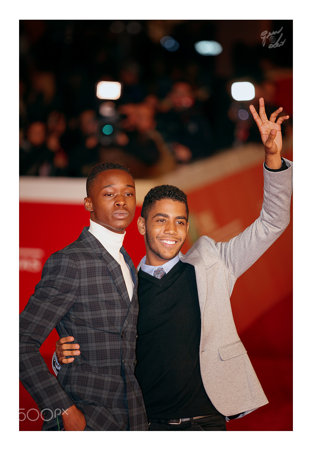 Jharrel Jerome and Ashton Sanders, Moonlight film