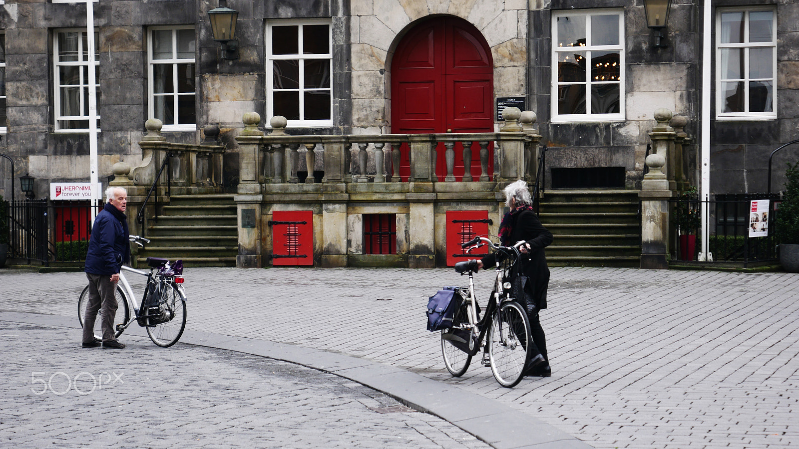 Panasonic Lumix DMC-G7 sample photo. Older couple cycling photography