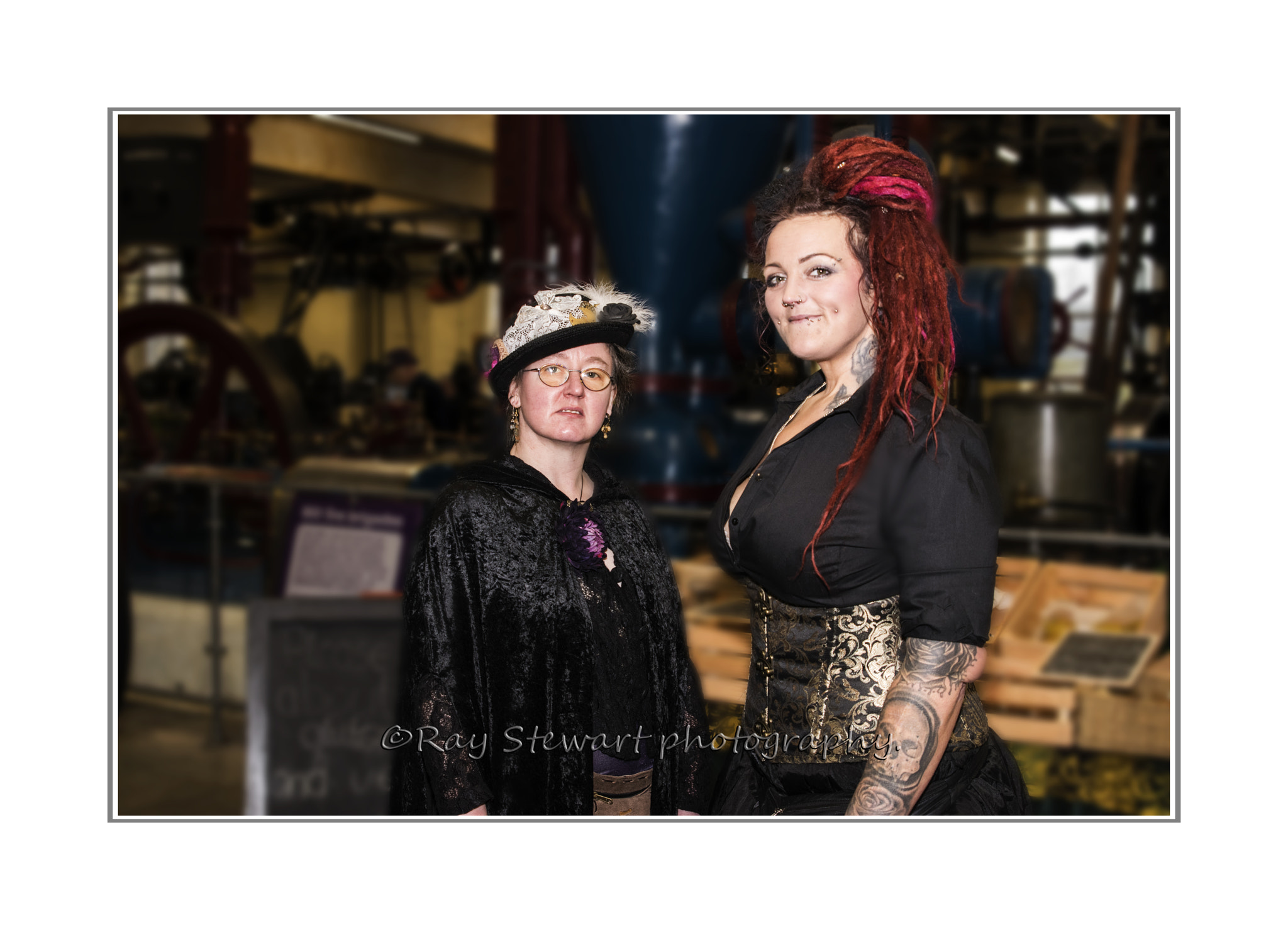 Nikon D3300 + Sigma 24-70mm F2.8 EX DG HSM sample photo. Steampunk ladies. photography