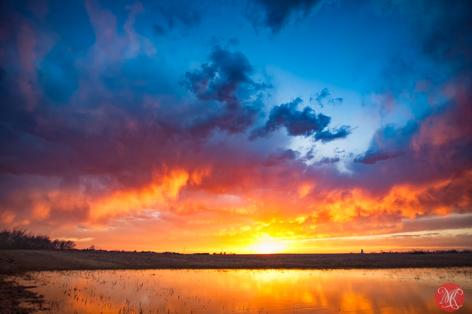 Canon EOS 5D + Canon EF 17-40mm F4L USM sample photo. Fire in the sky photography
