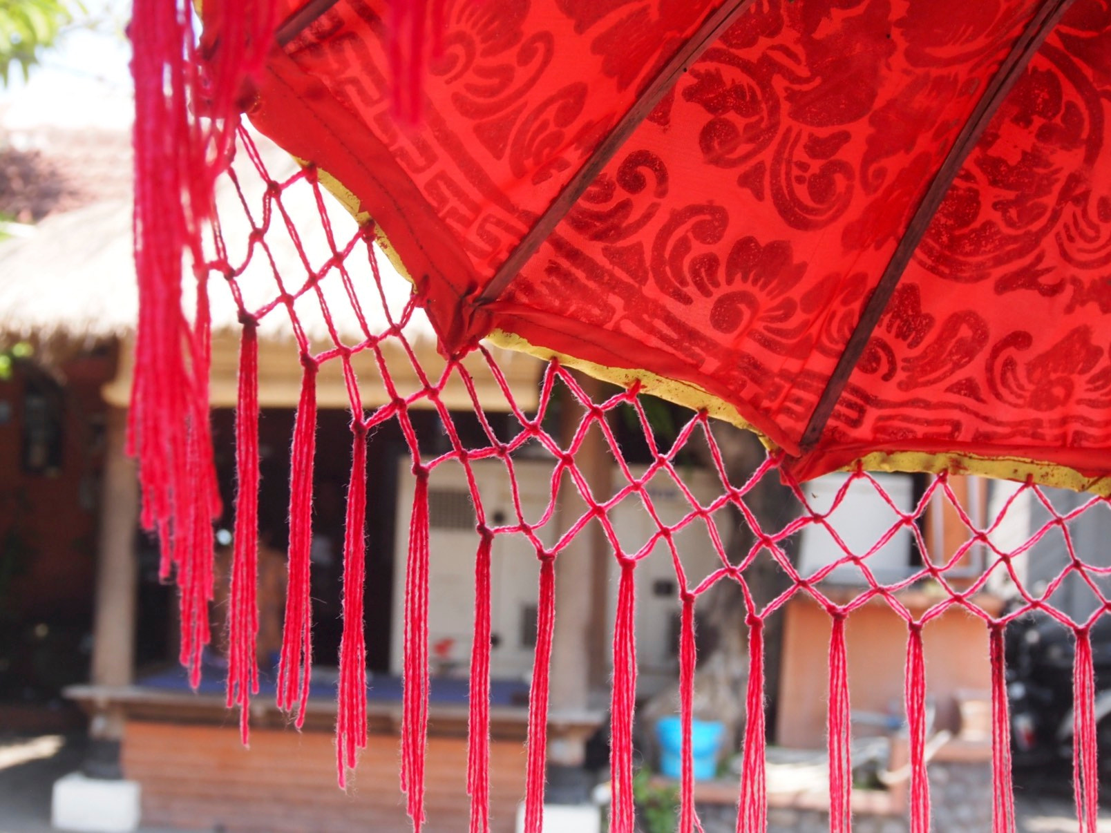 Olympus PEN E-PL1 sample photo. Balinese red photography