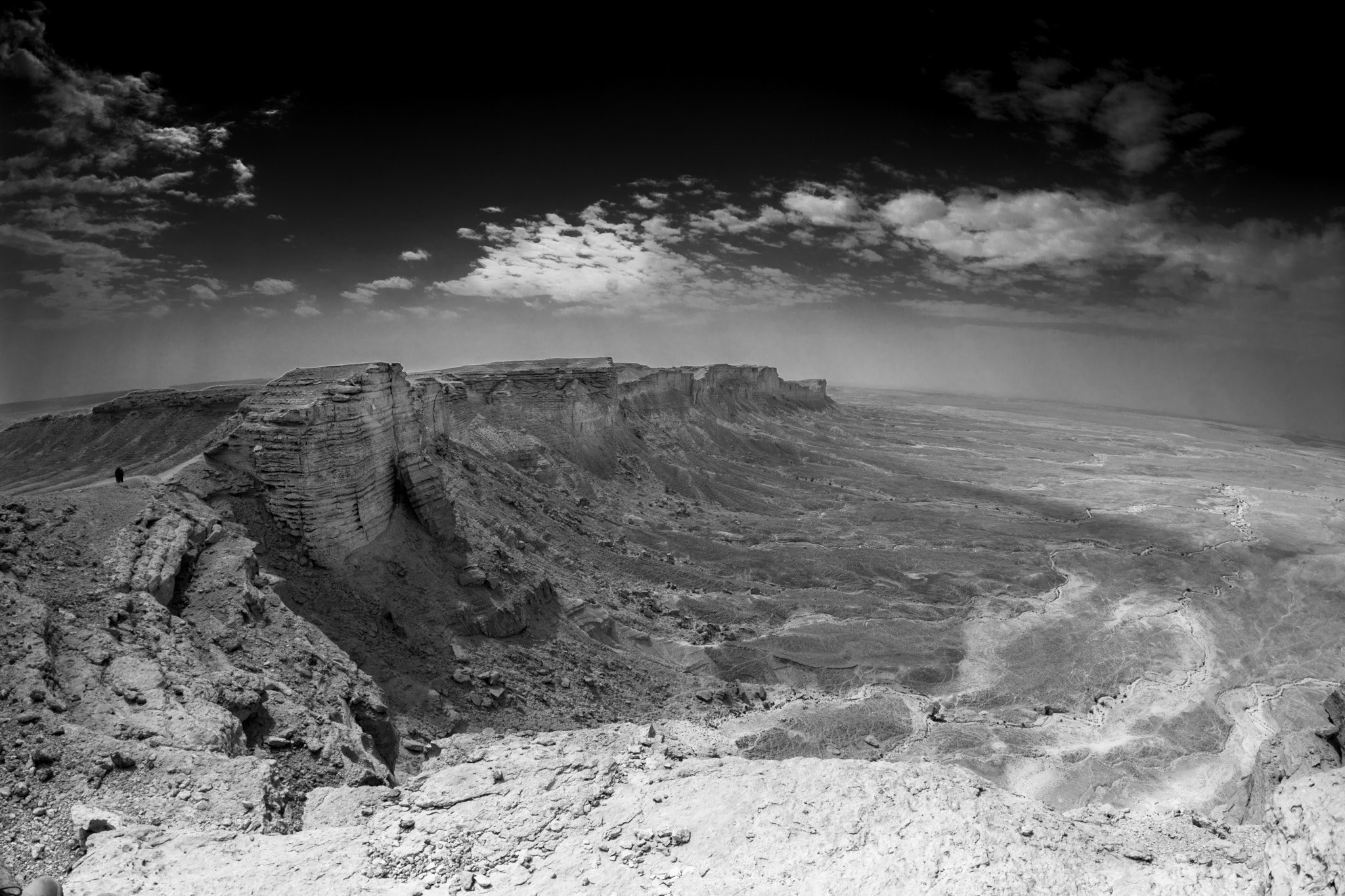 Nikon D7100 + Samyang 8mm F3.5 Aspherical IF MC Fisheye sample photo. Edge of the world : saudi arabia deserts 2 photography