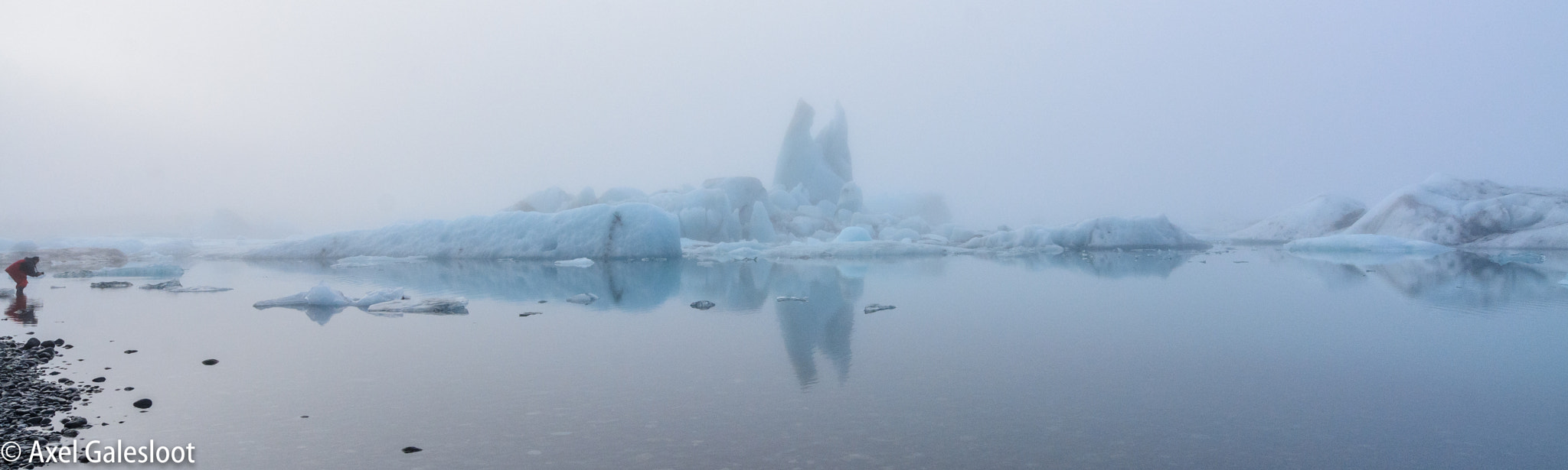 Nikon AF-S Nikkor 14-24mm F2.8G ED sample photo. Fog jokulsarlon photography