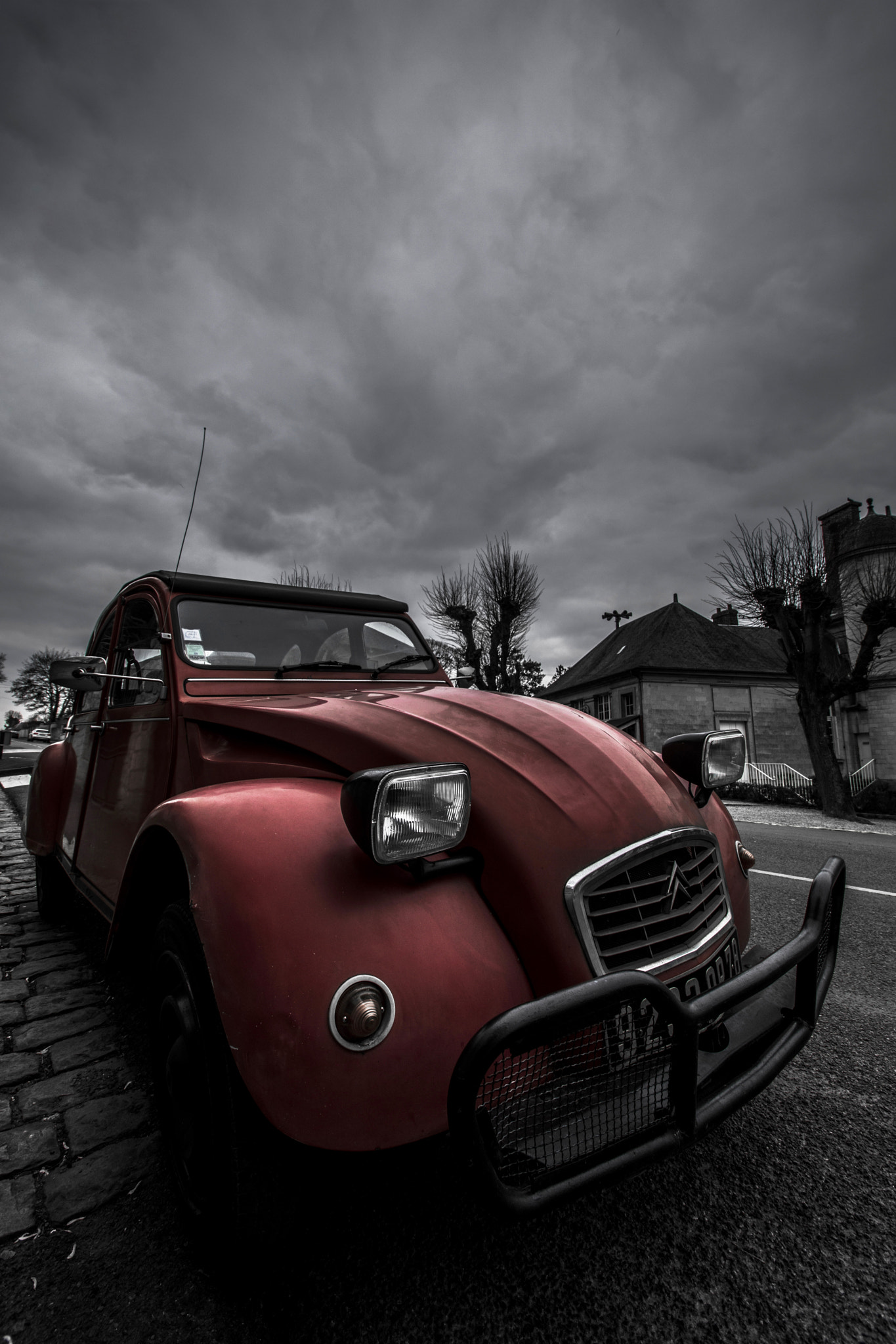 Nikon D7200 sample photo. La 2 cv rouge photography