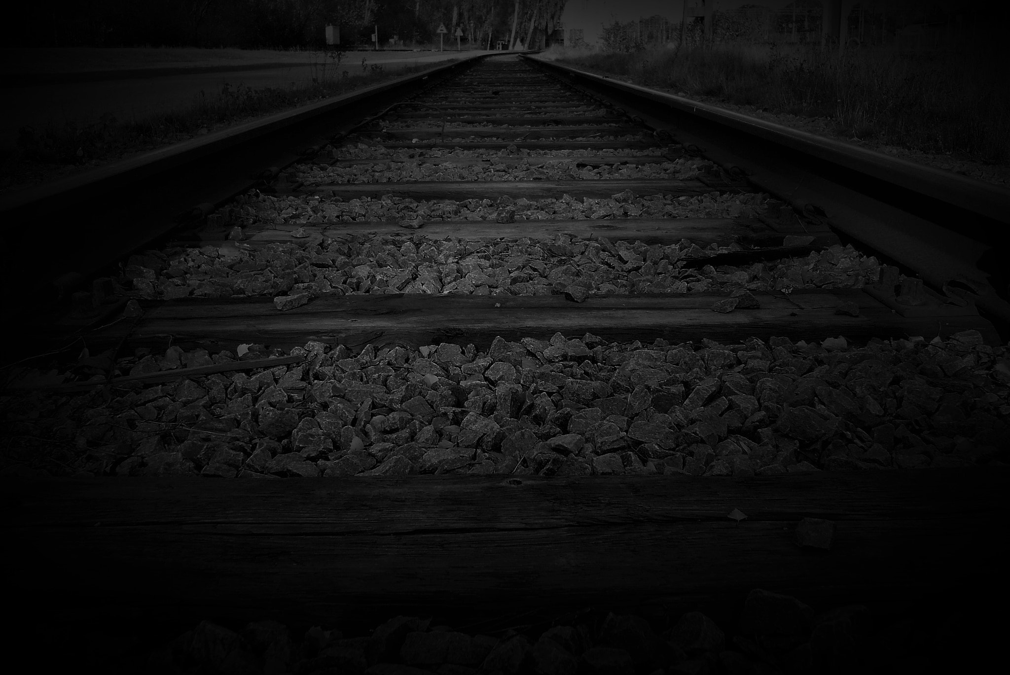 Panasonic DMC-FX12 sample photo. The dark rail photography