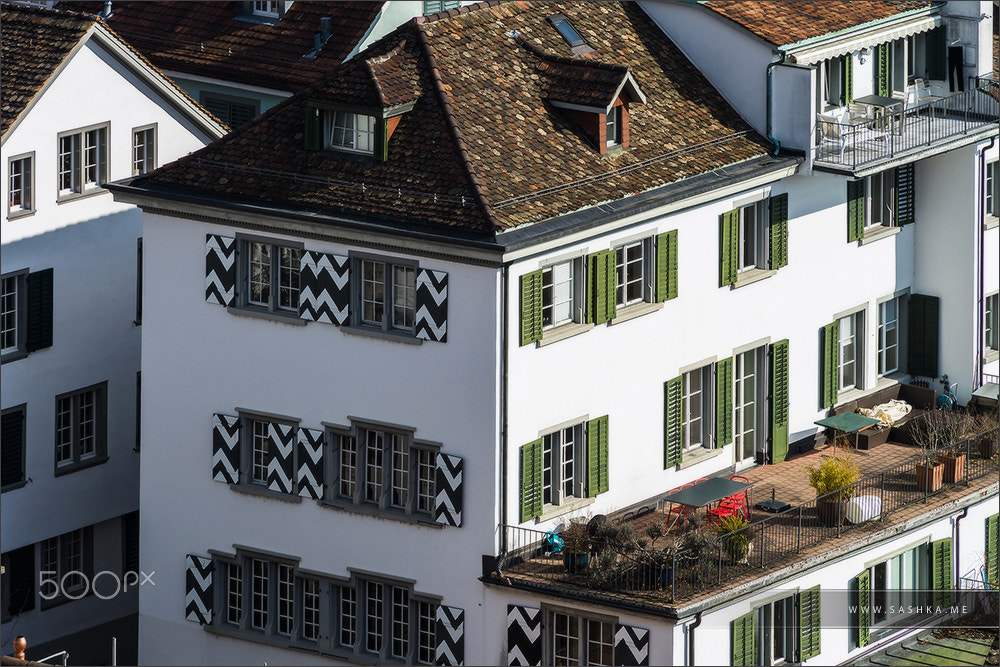 Sony a99 II sample photo. Classic city architecture of switzerland street view photography