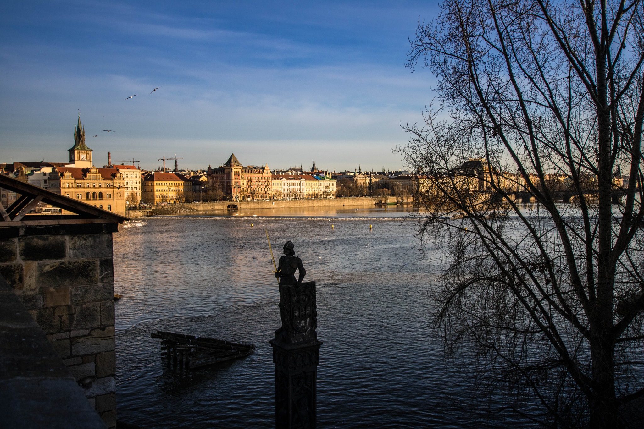 Sigma 10-20mm F3.5 EX DC HSM sample photo. Sunset over the prague photography