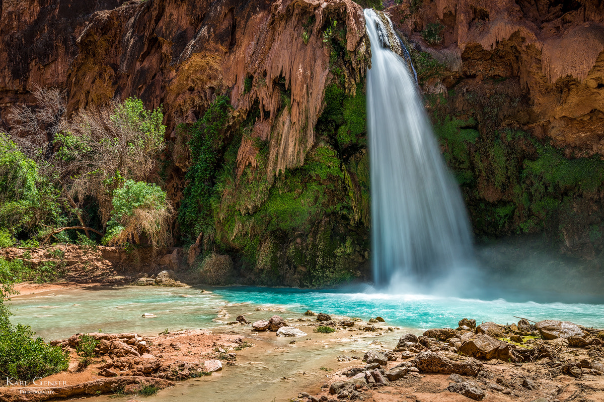 Nikon AF-S Nikkor 24-120mm F4G ED VR sample photo. Havasupai falls photography
