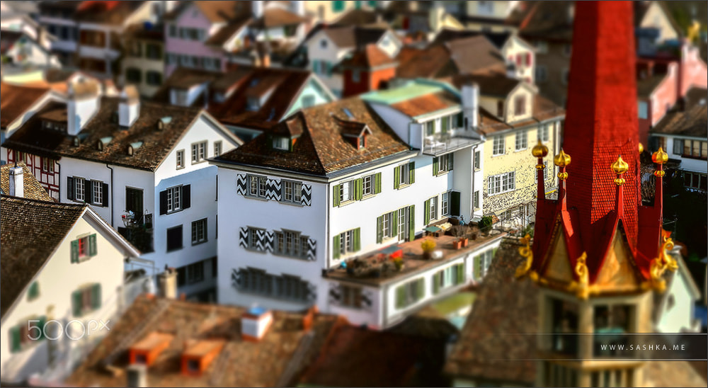 Minolta AF 80-200mm F2.8 HS-APO G sample photo. Classic city architecture of switzerland street view photography