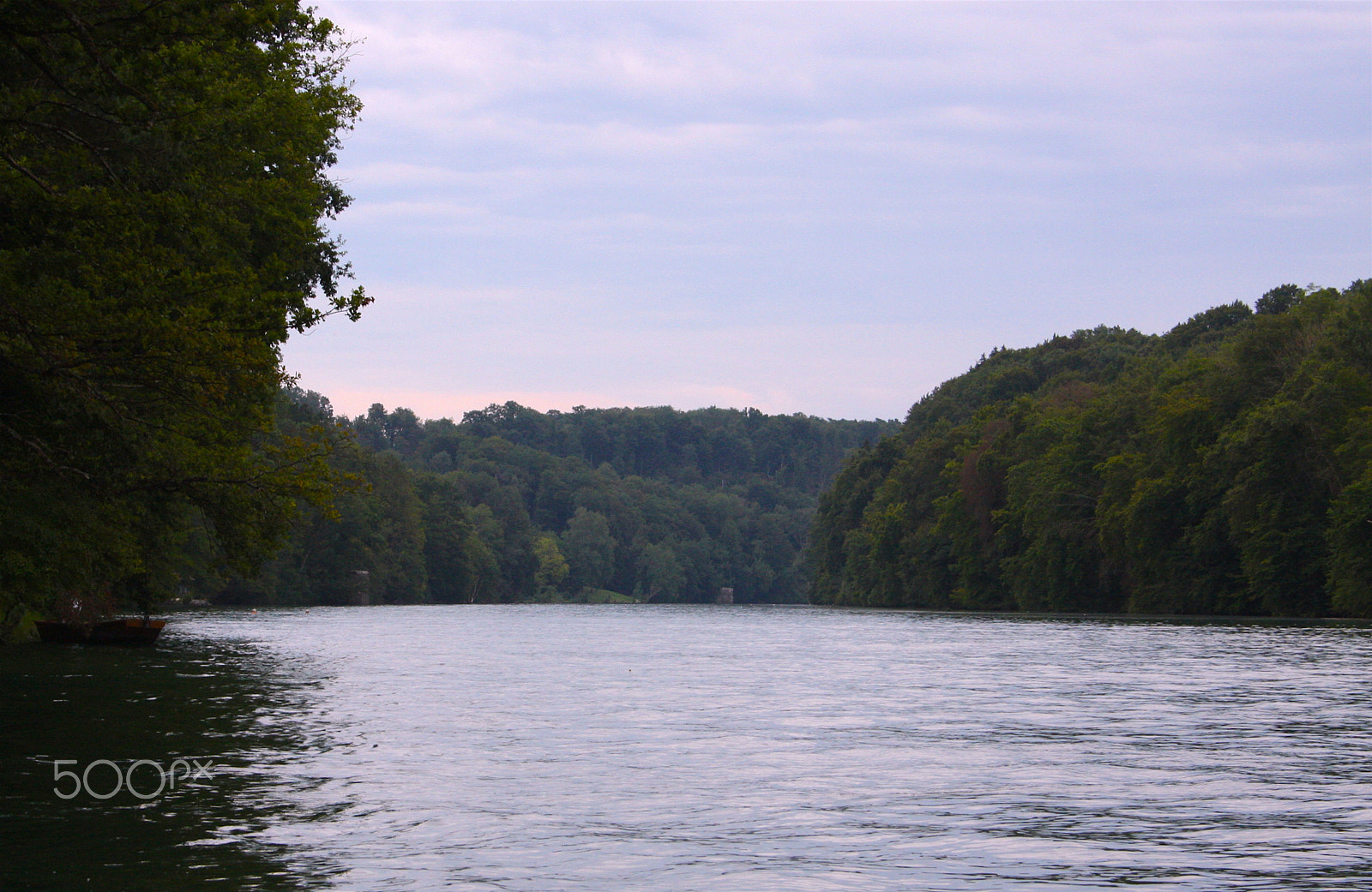 Canon EF-S 18-55mm F3.5-5.6 II sample photo. The rhine river at dawn photography