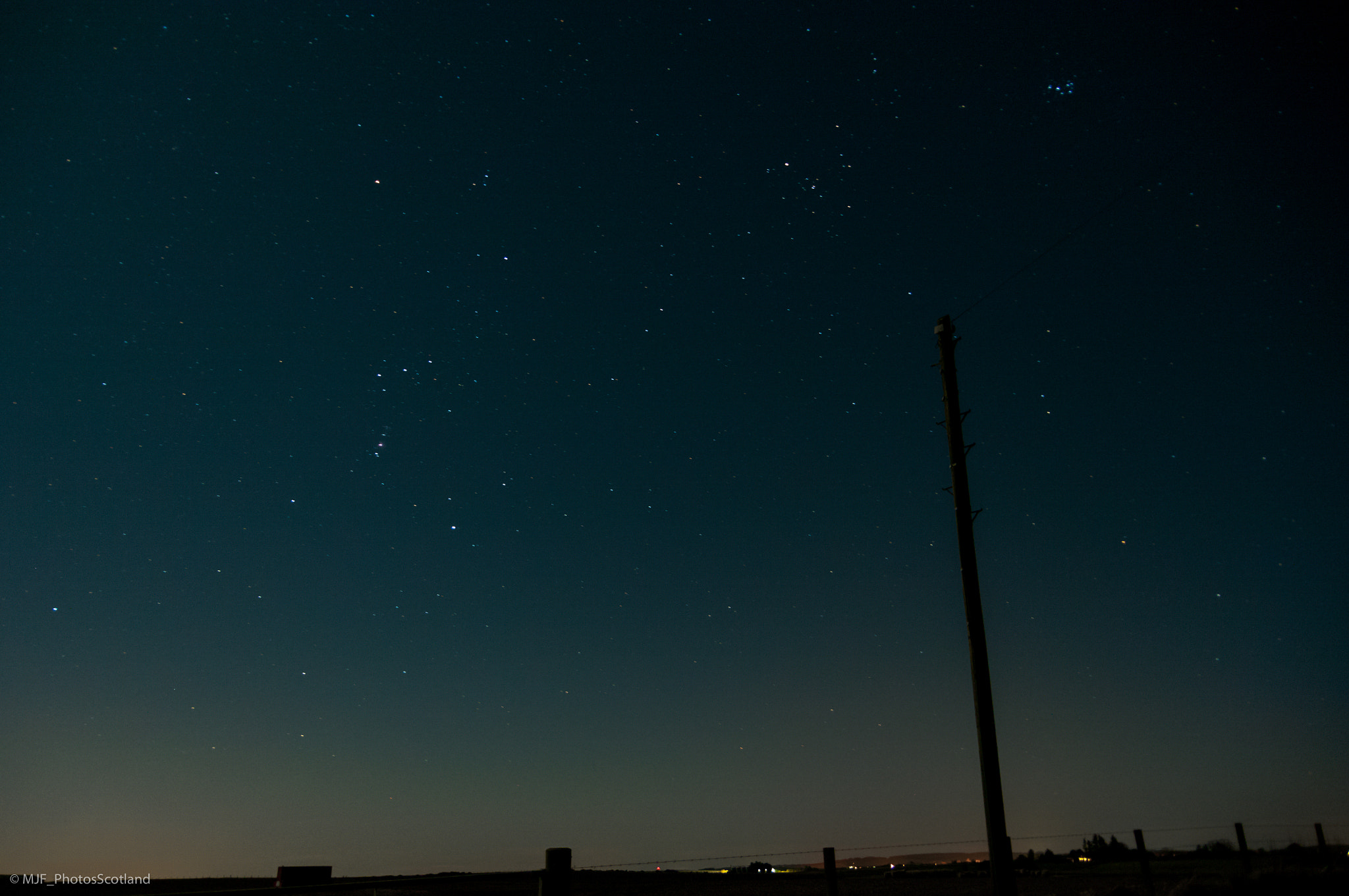 Samsung GX-20 sample photo. Orion and taurus in the same shot. photography