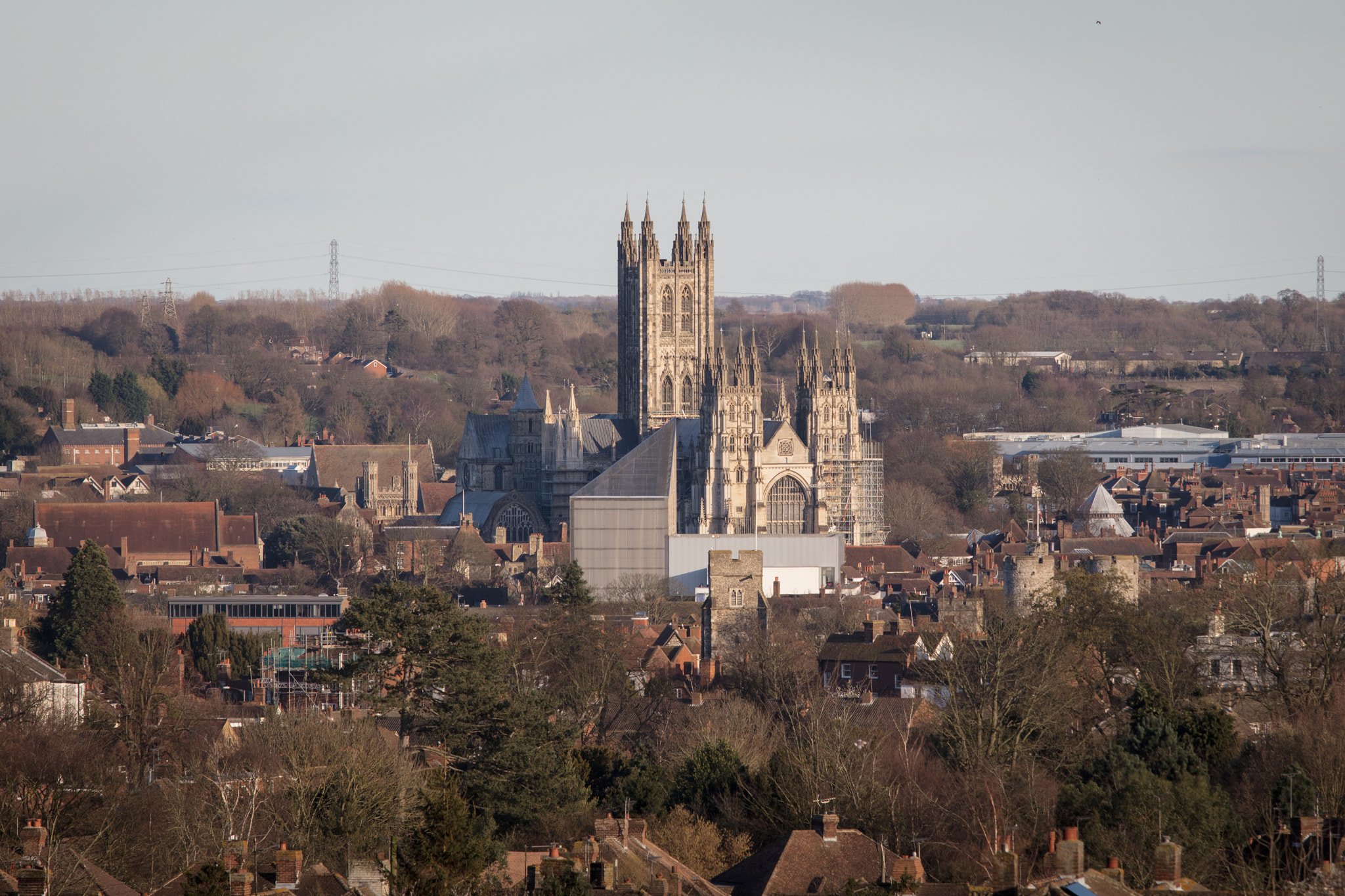 Canon EF 70-200mm F4L IS USM sample photo. Canterbury cathedral march 2017 photography