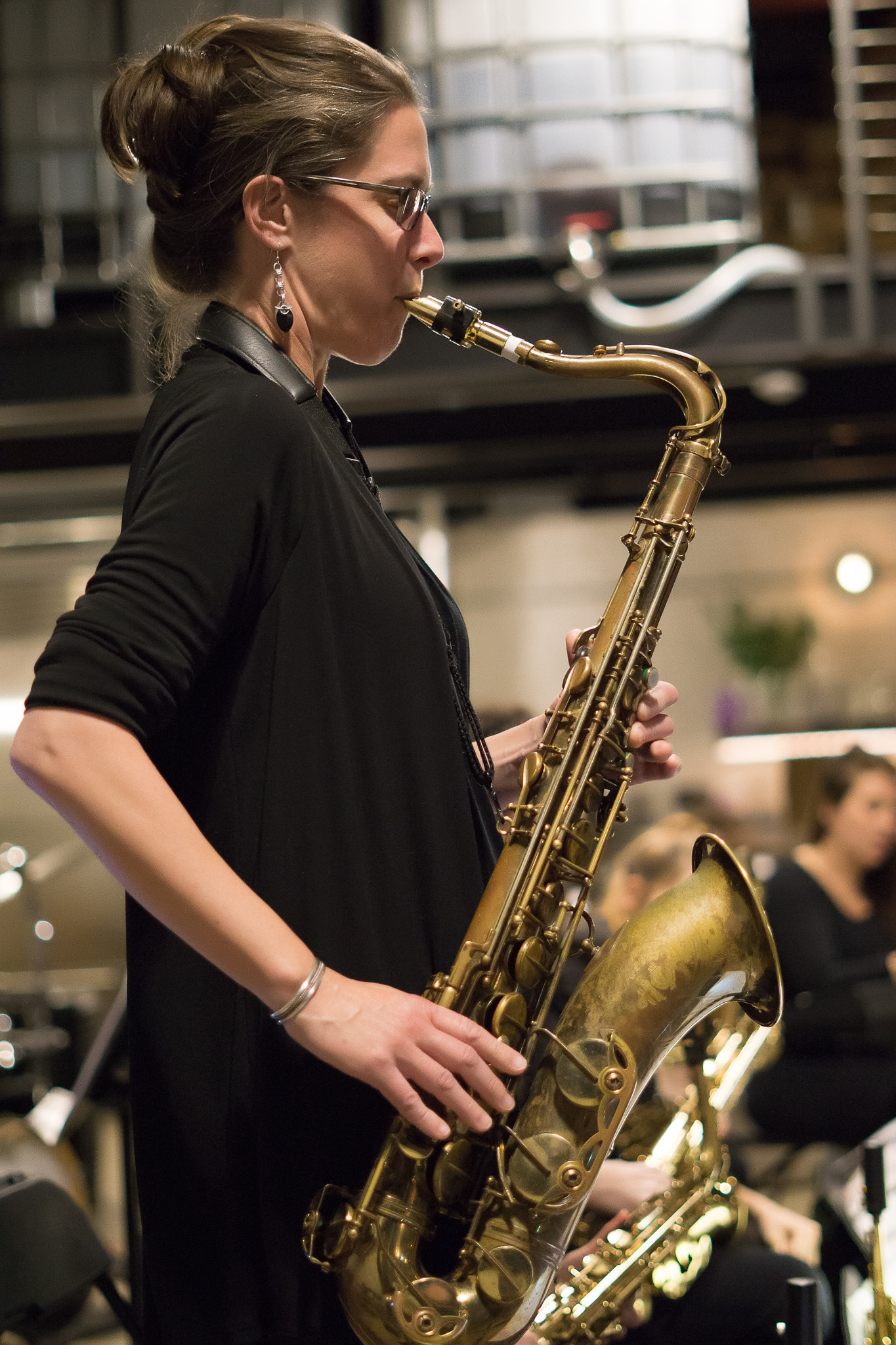 Sony FE 50mm F1.8 sample photo. Washington women's jazz festival photography