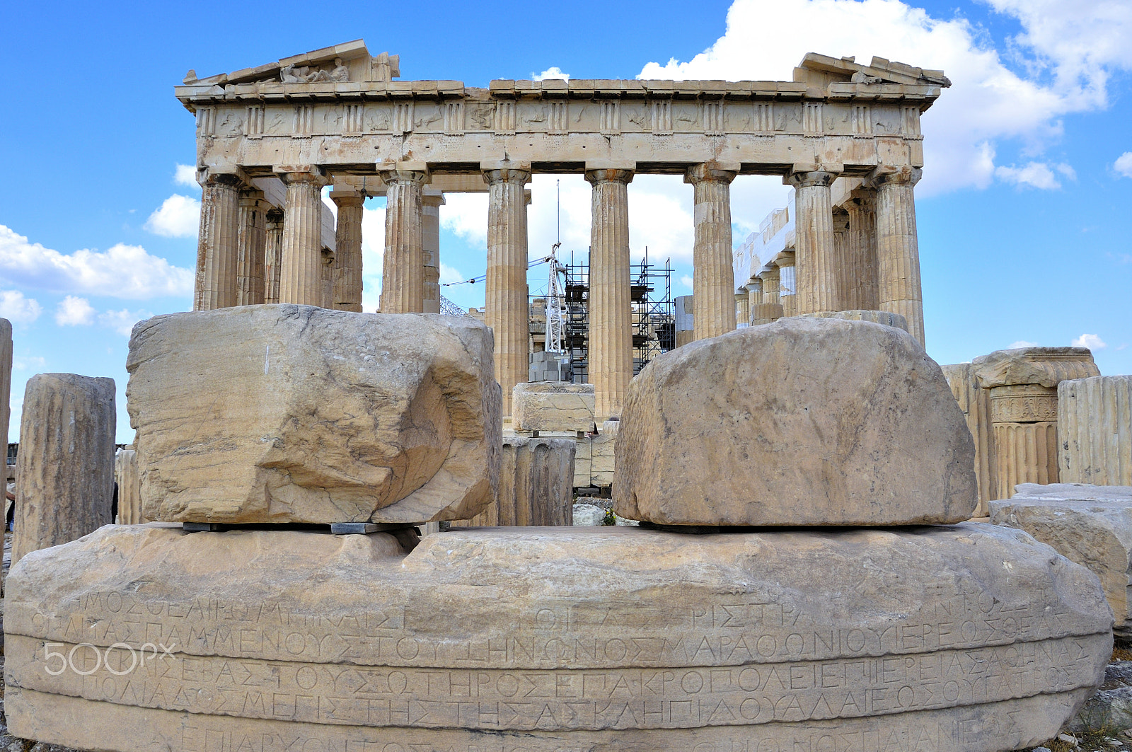 Sigma 17-70mm F2.8-4 DC Macro OS HSM sample photo. Acropolis in athens, greece photography