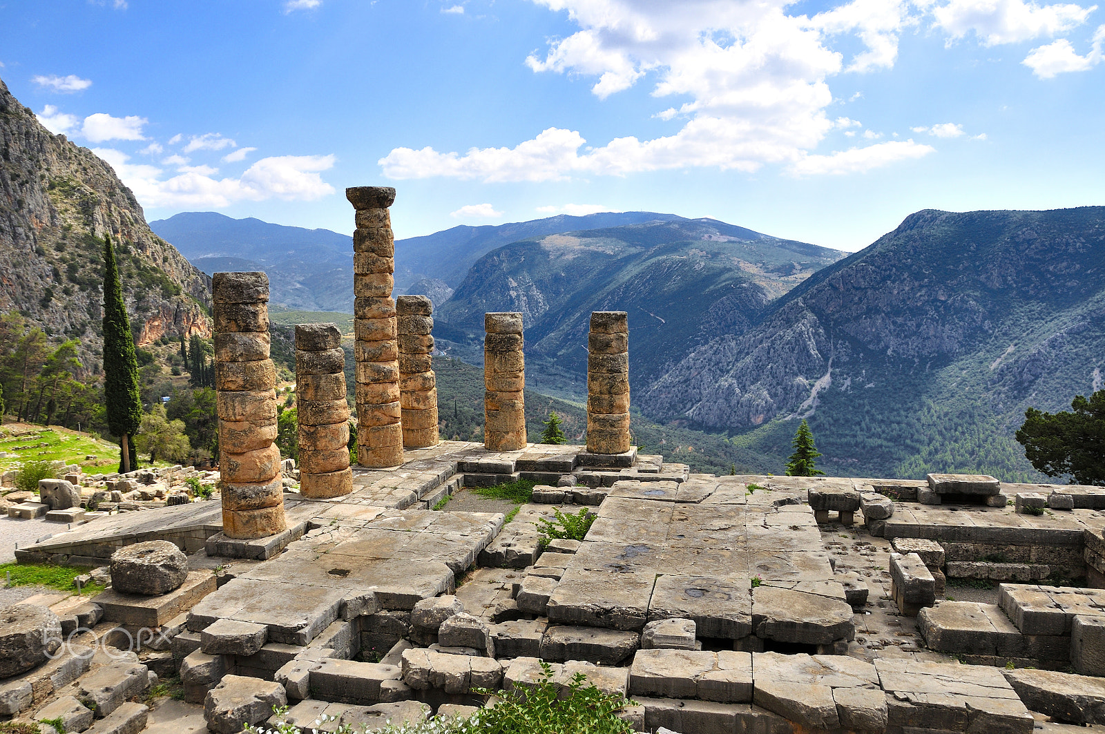 Sigma 17-70mm F2.8-4 DC Macro OS HSM sample photo. Delphi ruins in greece photography