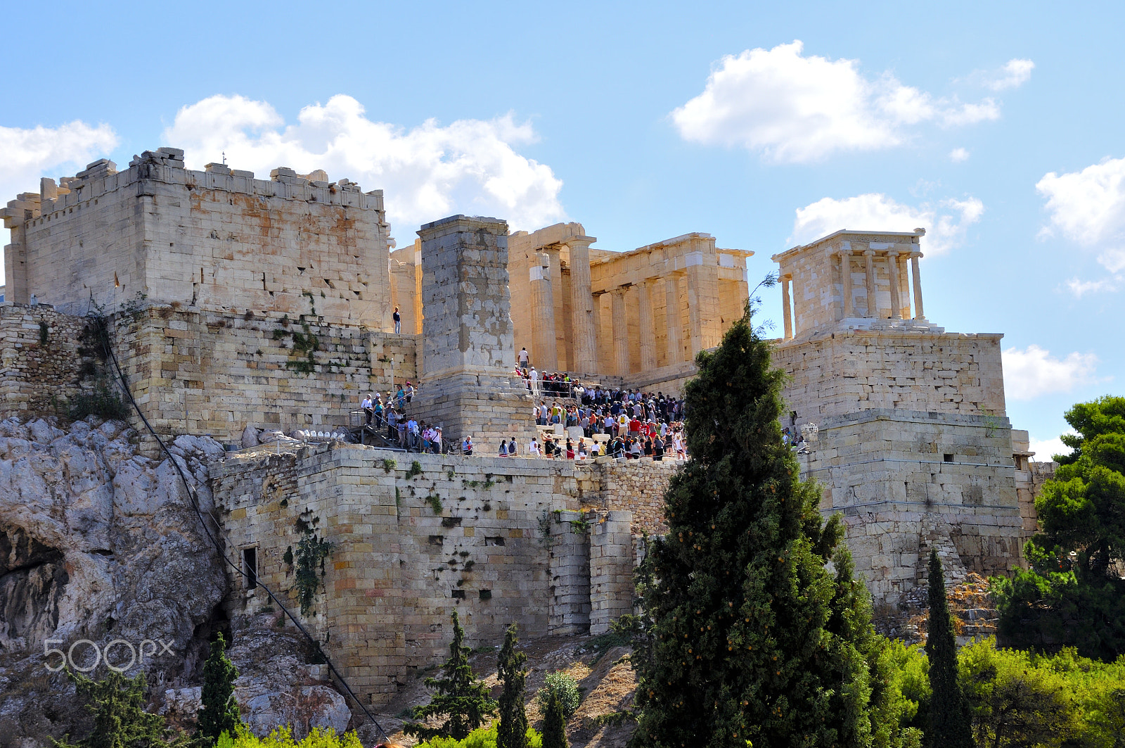 Nikon D90 + Sigma 17-70mm F2.8-4 DC Macro OS HSM sample photo. Acropolis in athens, greece photography