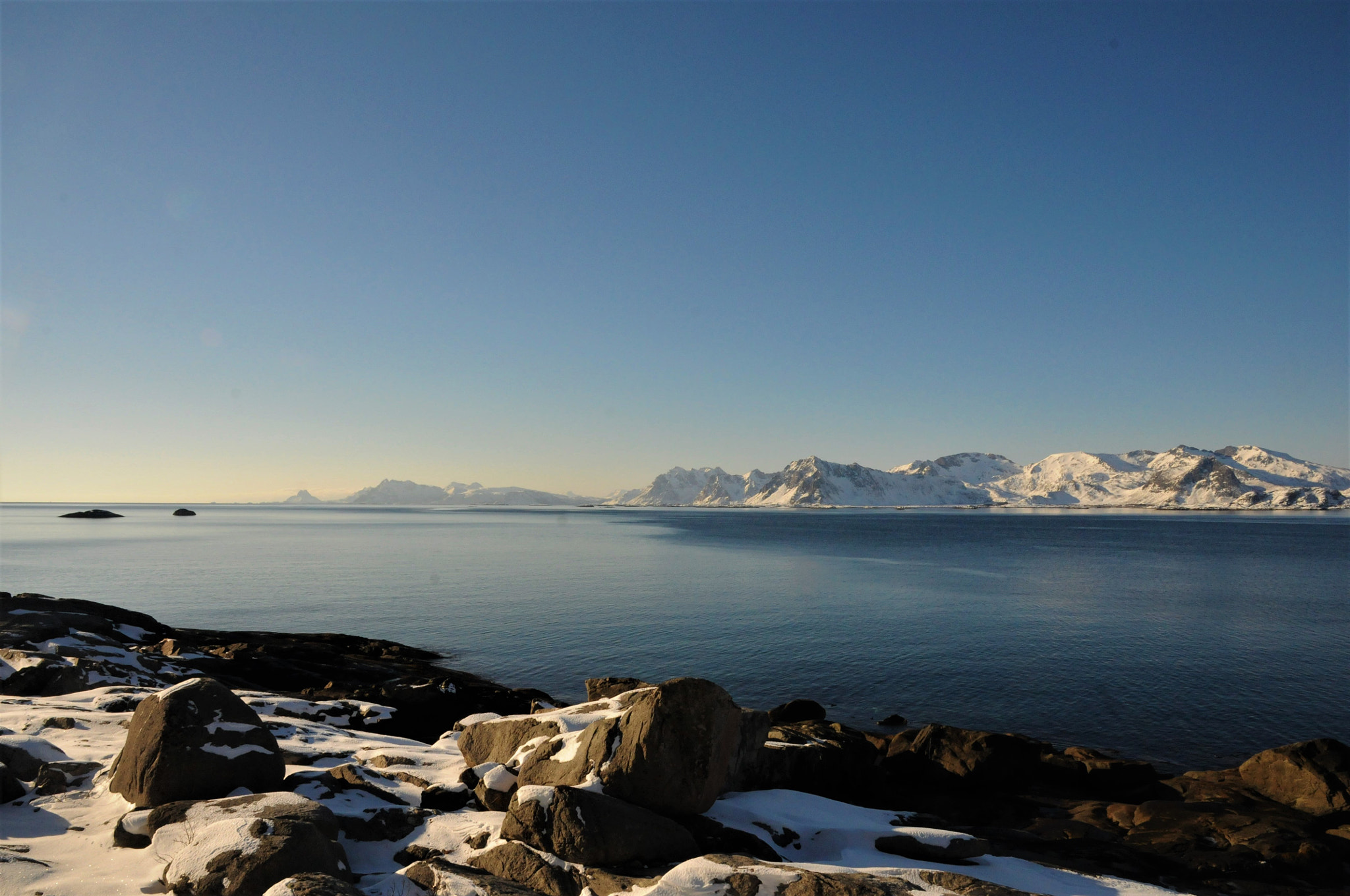 Nikon D300S sample photo. Winter at lofoten islands photography