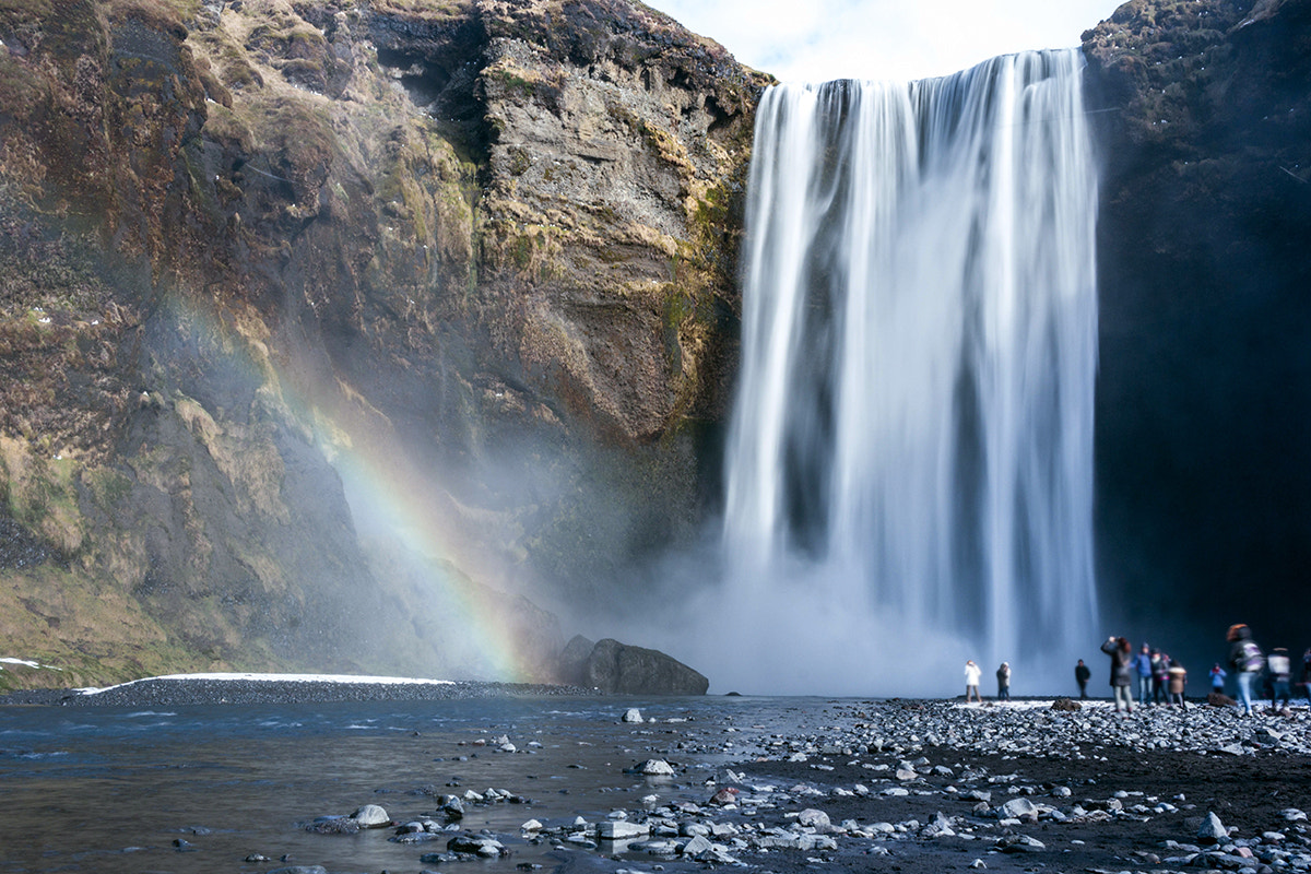 Canon EF-S 24mm F2.8 STM sample photo. Skogafoss photography