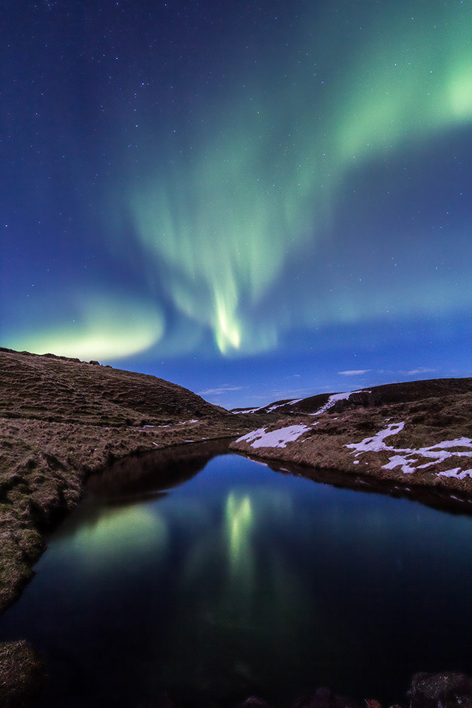 Canon EOS 60D sample photo. Reflections of aurora photography