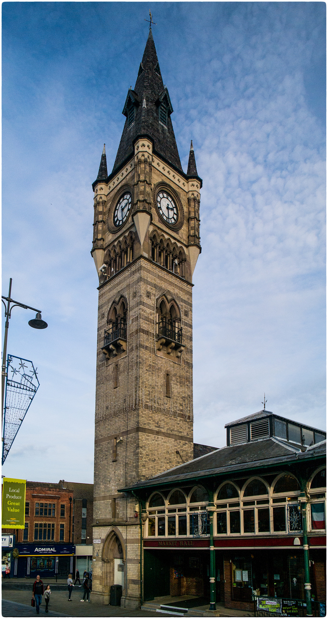 Samsung NX300 + Samsung NX 18-55mm F3.5-5.6 OIS sample photo. Darlington clock tower photography