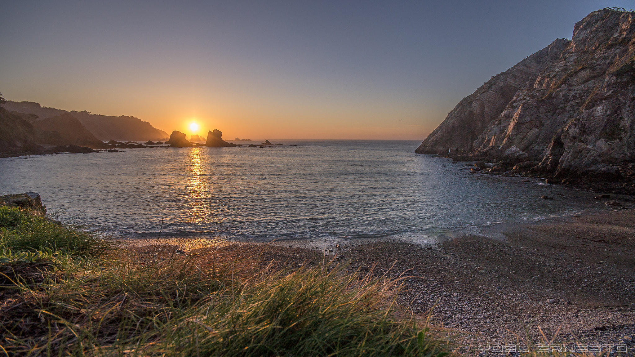 Sony Alpha NEX-F3 + Sony DT 50mm F1.8 SAM sample photo. Atardecer playa del silencio photography