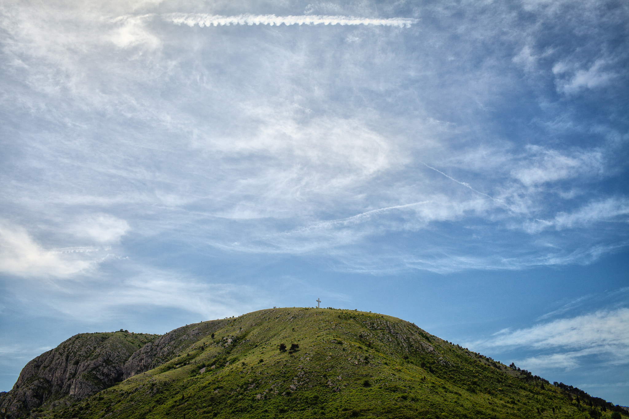 Canon EOS 5D Mark II sample photo. Mostar's cross photography