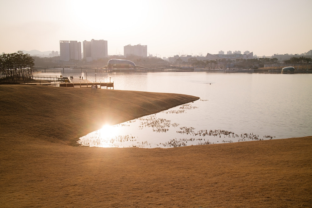 Canon EOS M3 + Canon EF-M 22mm F2 STM sample photo. City sunset photography
