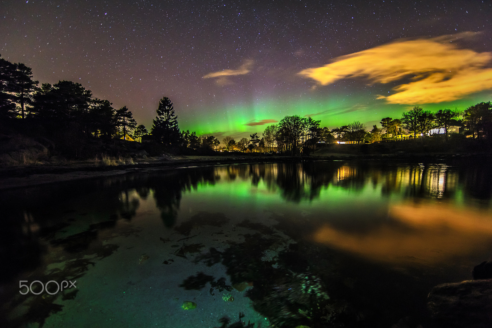 Canon EF 14mm F2.8L II USM sample photo. Playing with the nothernlight photography