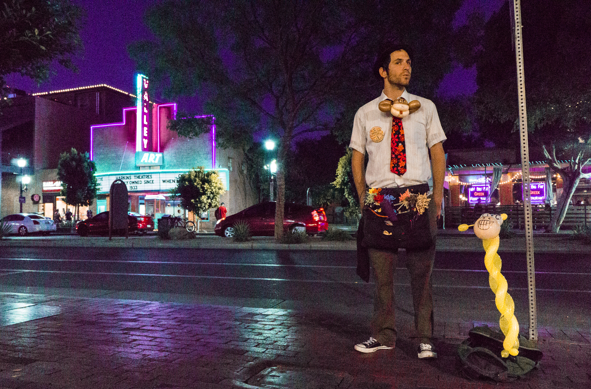Sony a6000 + Sony E 18-55mm F3.5-5.6 OSS sample photo. The lonely balloon boy photography