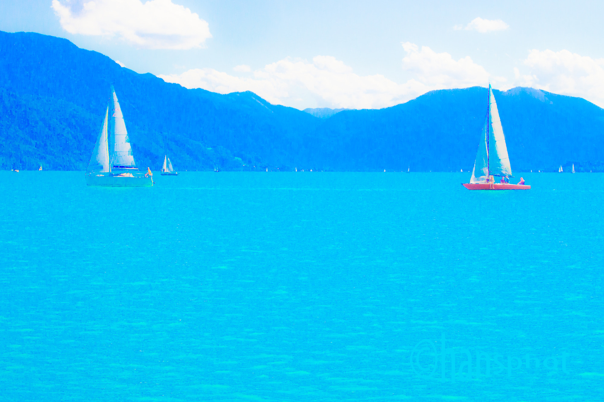 Olympus PEN E-PL3 sample photo. Turquoise attersee © hansphot photography