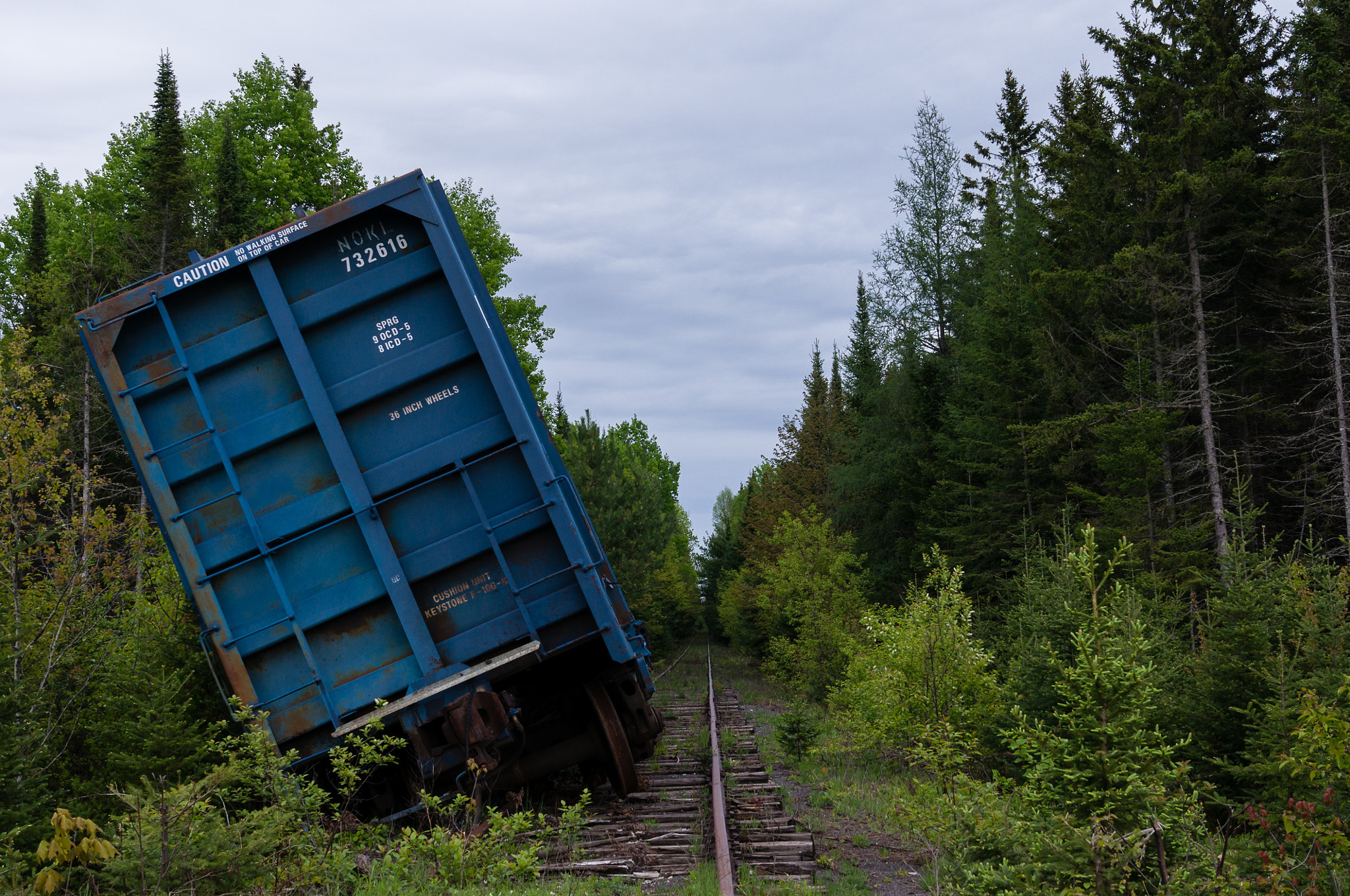 Sony Alpha NEX-6 + Sigma 30mm F2.8 EX DN sample photo. Abandoned train photography