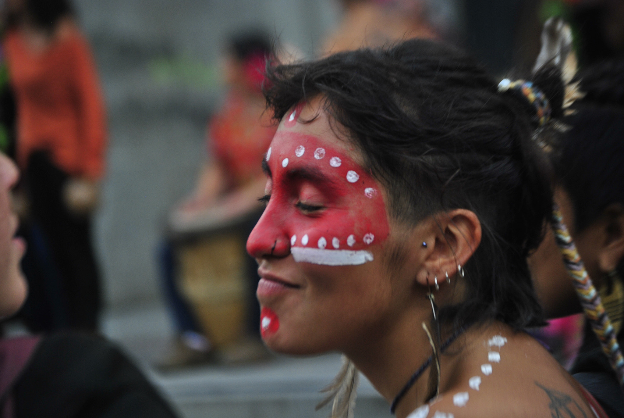 Nikon D3000 sample photo. 8m paro internacional de la mujer photography