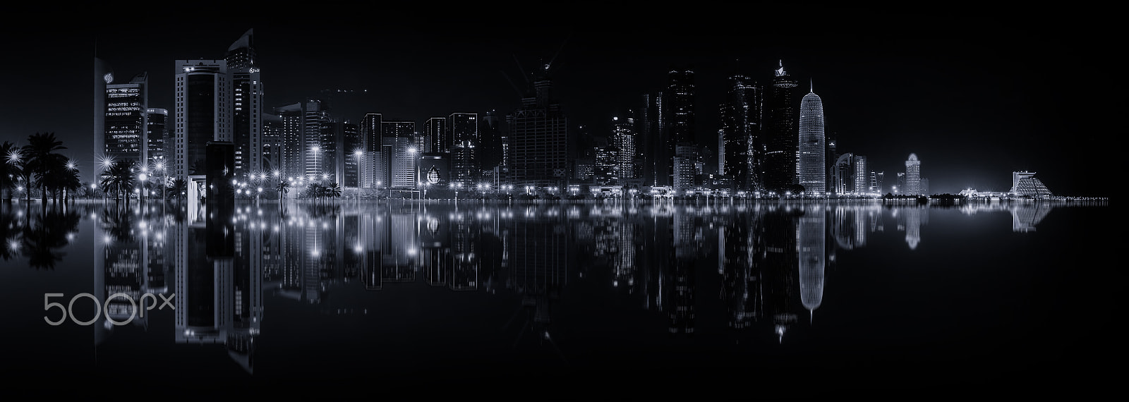 Canon EOS-1D X sample photo. ~ doha's night lights ~ photography